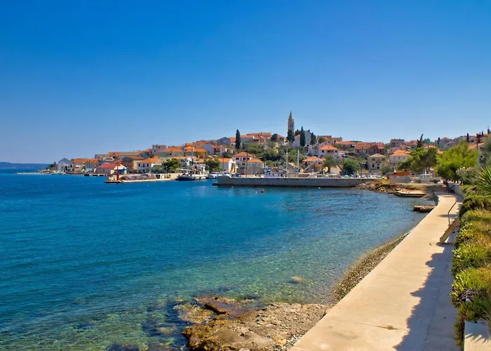 Apartment In With Sea View, Terrace, Air Conditioning, Wi-fi Preko